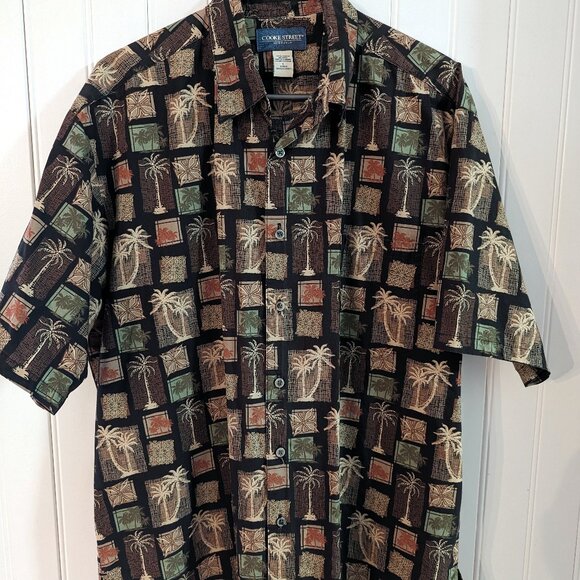 COOKE STREET HONOLULU Mens Hawaiian Short Sleeve - Picture 1 of 4